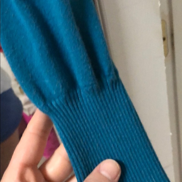 Used teal green Express sweater - Picture 3 of 5